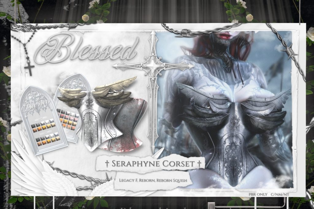 Seraphyne Corset - Legacy/Reborn/+mods, L$599 each/L$1111 FP