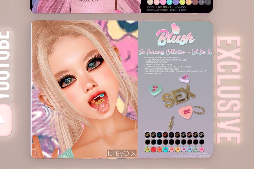 Sex Piercings Collection - Evo X, L$199