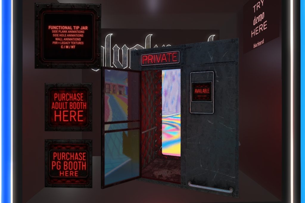 BloodTribute Fuckbooth, L$399-L$499 each