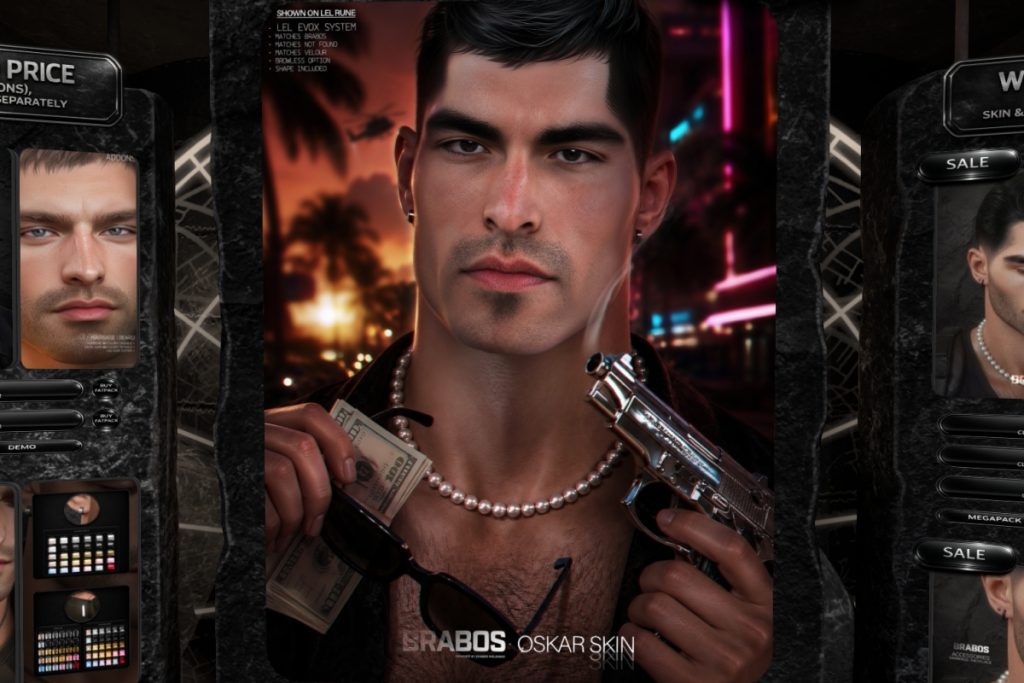 Oskar Skin - EvoX, L$799 each/L$1599 FP