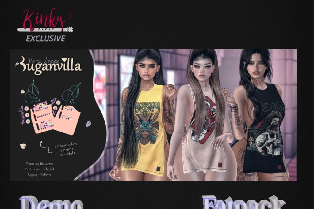 Vera Dress - Legacy/Reborn, L$269 each/L$1429 FP