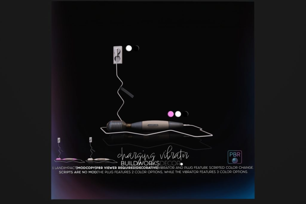 Charging Vibrator Decor, L$195
