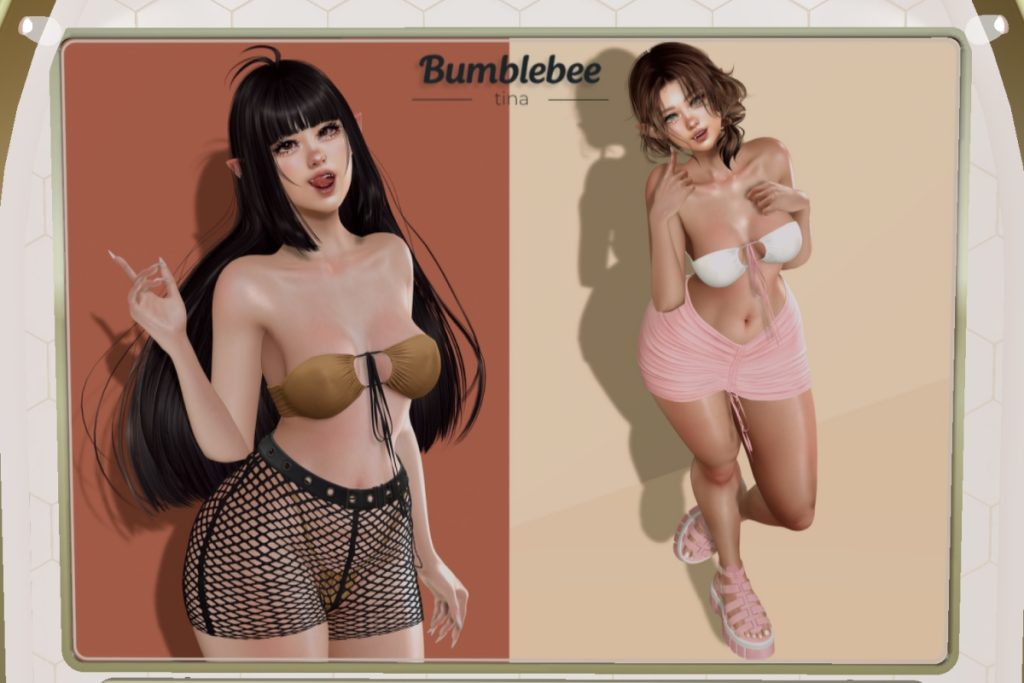 Tina Outfit - GenX/Inithium/Legacy/MaitreyaX/Reborn/Slink+mods, L$250 each/L$1299 each FP/L$2899 MP