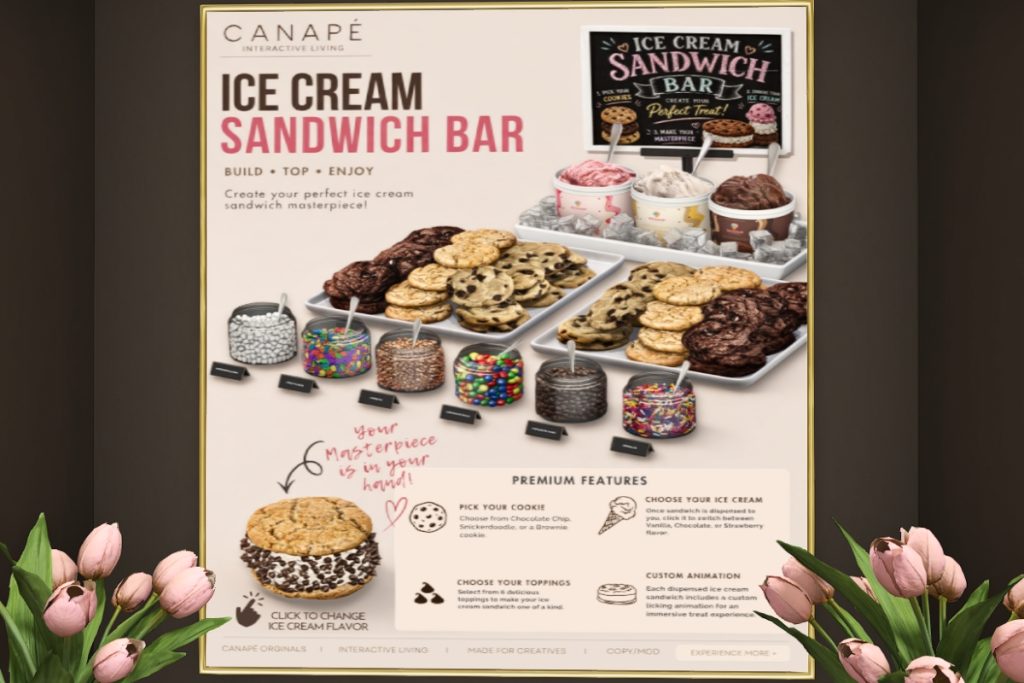 Ice Cream Sandwich Bar, L$650
