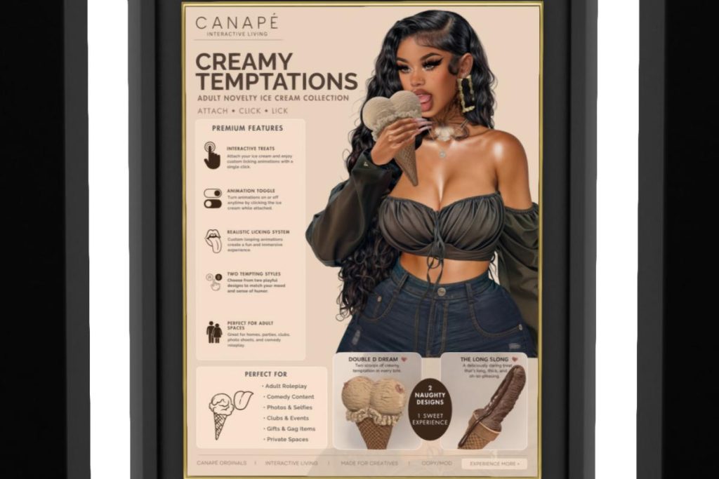 Creamy Temptations, L$199 each/L$599 each FP