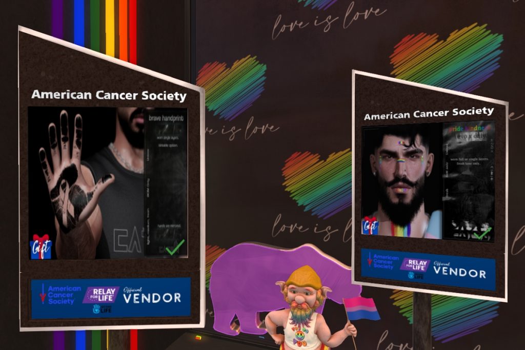 Brave Handprint - BOM, L$99 | Pride Kindness Tattoos - EvoX, L$100