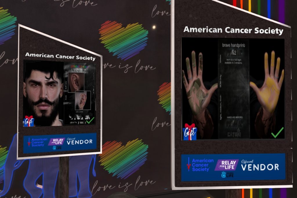 Prideful Ear Tattoos - EvoX, L$100 | Brave Handprint v2 - BOM, L$99