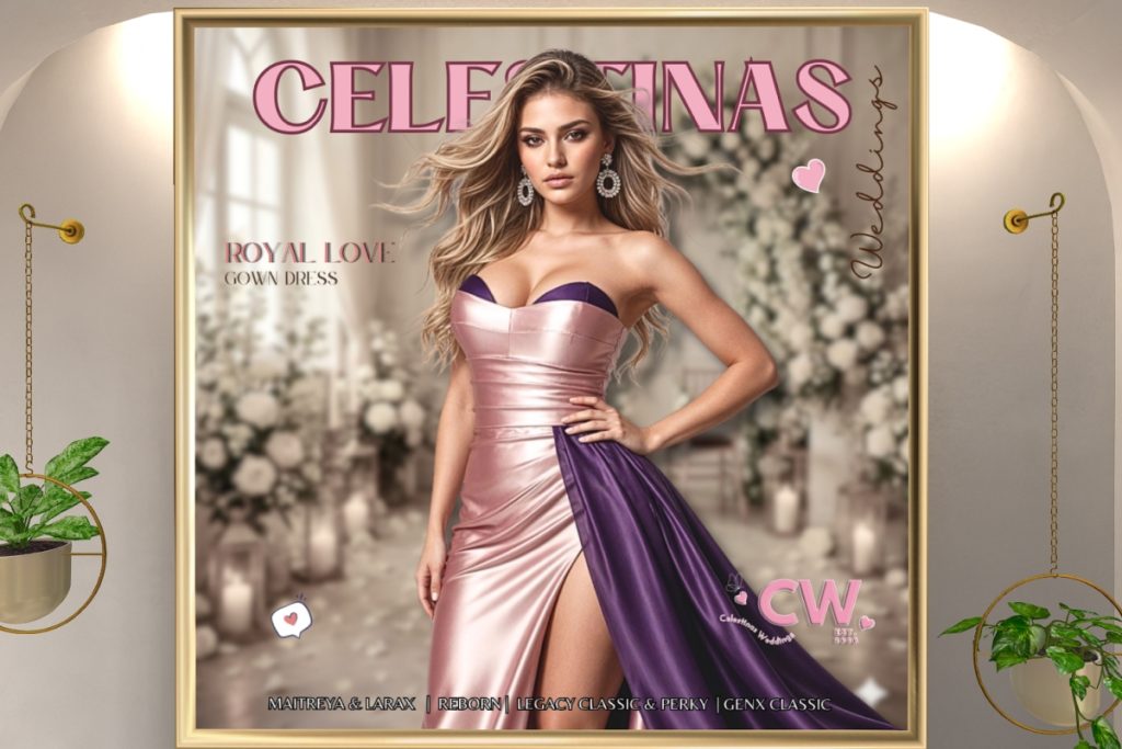 Royal Love Gown - GenX Classic/Legacy/MaitreyaX/Reborn/+mods, L$150 each/L$550 FP