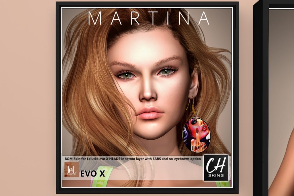 Martina Skin - EvoX, L$649 each/L$2499 FP