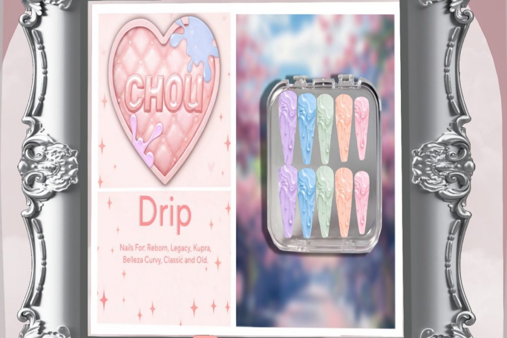 Drip Nails - GenX/Inithium/Legacy/Reborn, L$399