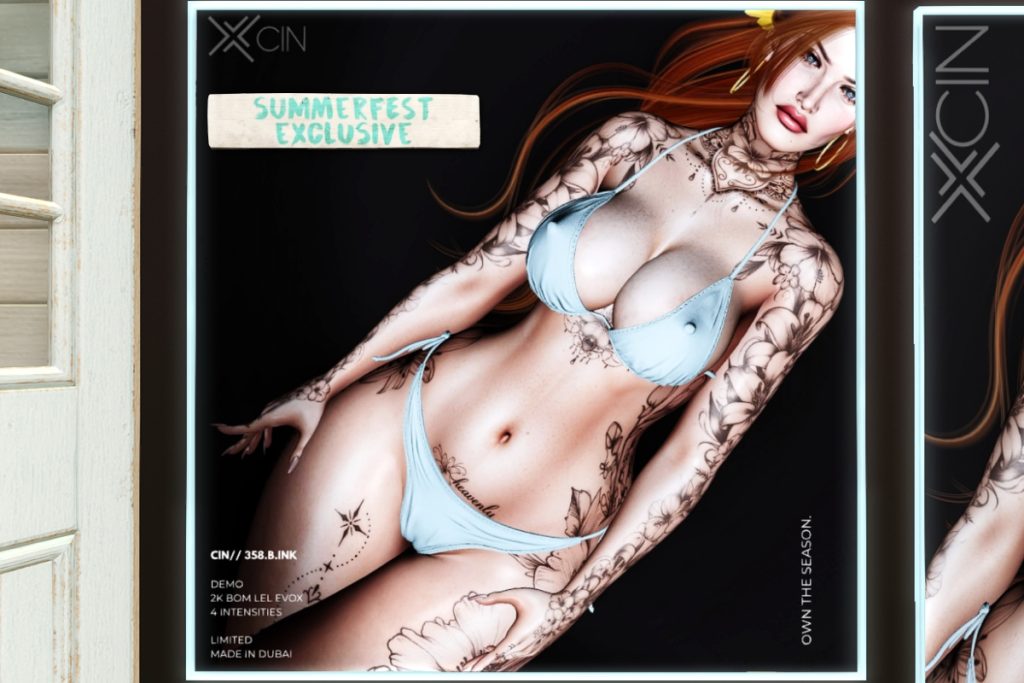 358 B Ink Tattoo - EvoX, L$399