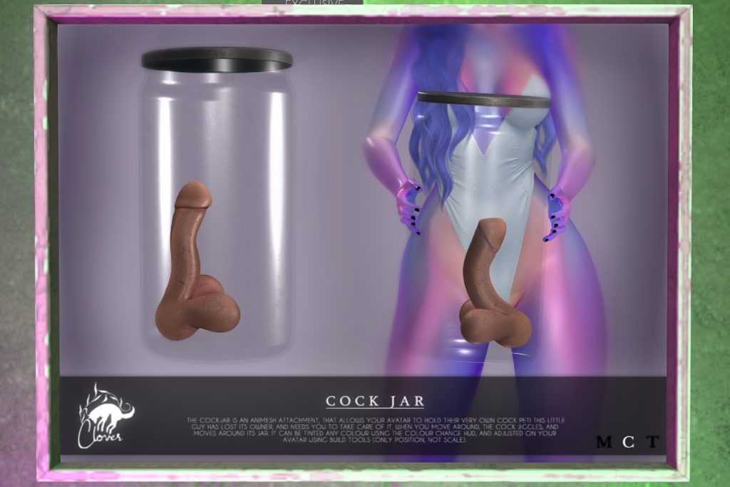 Cock Jar Holdable Animesh, L$199