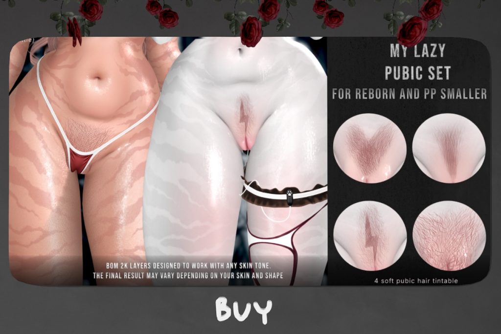 My Lazy Pubic Set - Reborn/+mods, L$350
