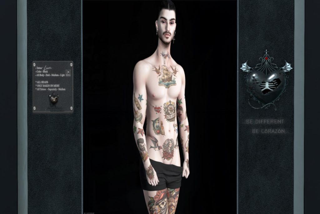 Liam Tattoo - BOM, L$299