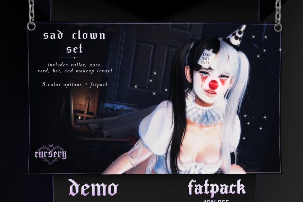 Sad Clown Set, L$249 each/L#899 FP