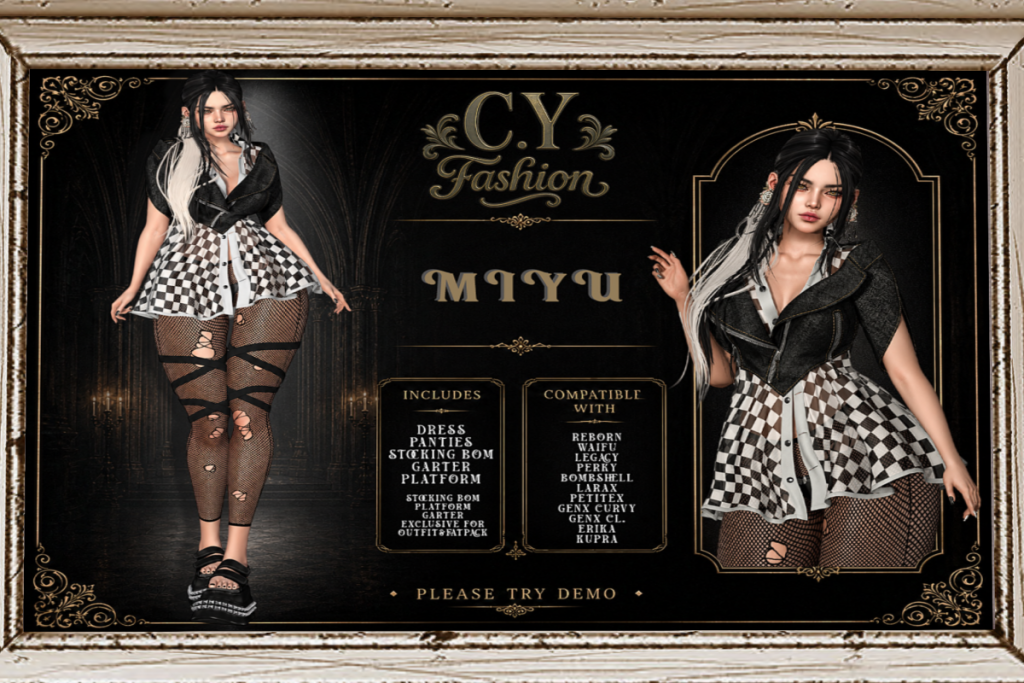Miyu Dress - Erika/GenX/Inithium/Legacy/MaitreyaX/Reborn/+mods, L$210 each/L$1899