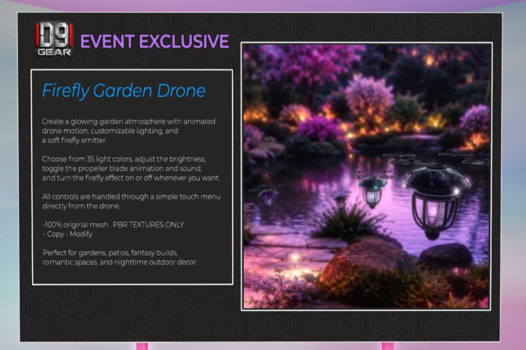 Firefly Garden Drone, L$249
