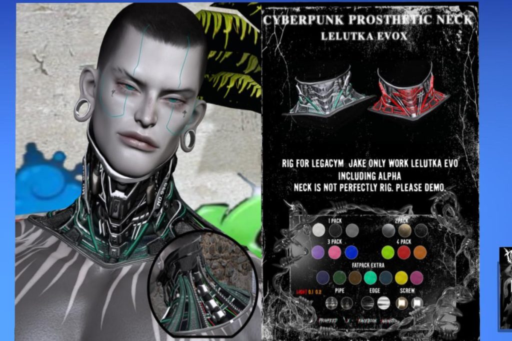 Cyberpunk Prosthetic - Jake/Legacy/EvoX, L$399 each/L$1299 FP