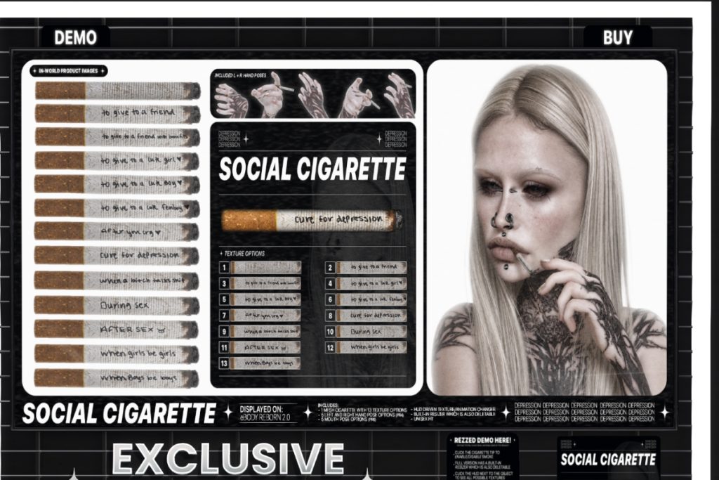 Social Cigarette, L$325