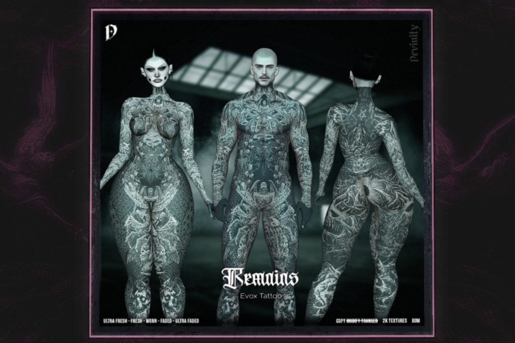 Remains Tattoo - EvoX, L$299