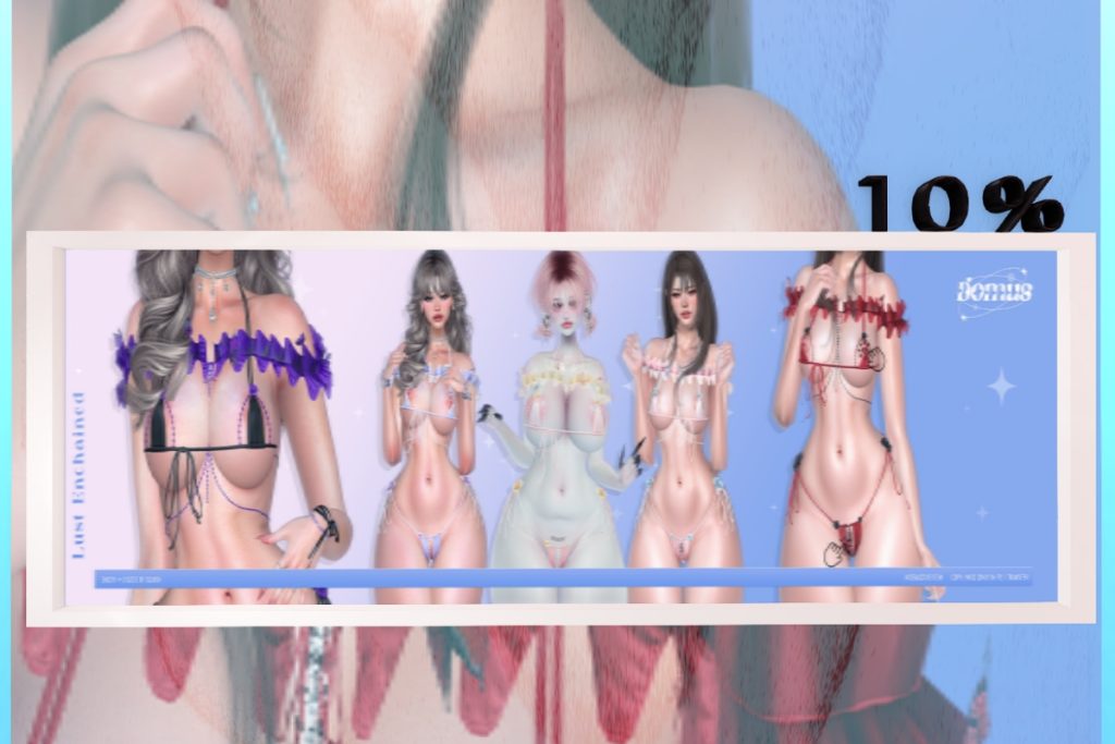 Lust Enchanted Set - Reborn/+mods, L$315 each/L$1125 FP