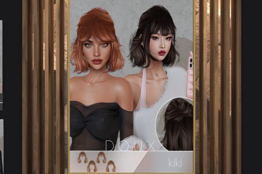 Kiki Hairstyle, L$400 Basic Pack/L$175 Deluxe HUD/L$525 FP