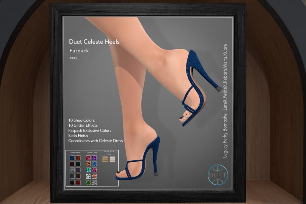 Celeste Heels - Inithium/Legacy/MaitreyaX/Reborn/+mods, L$349