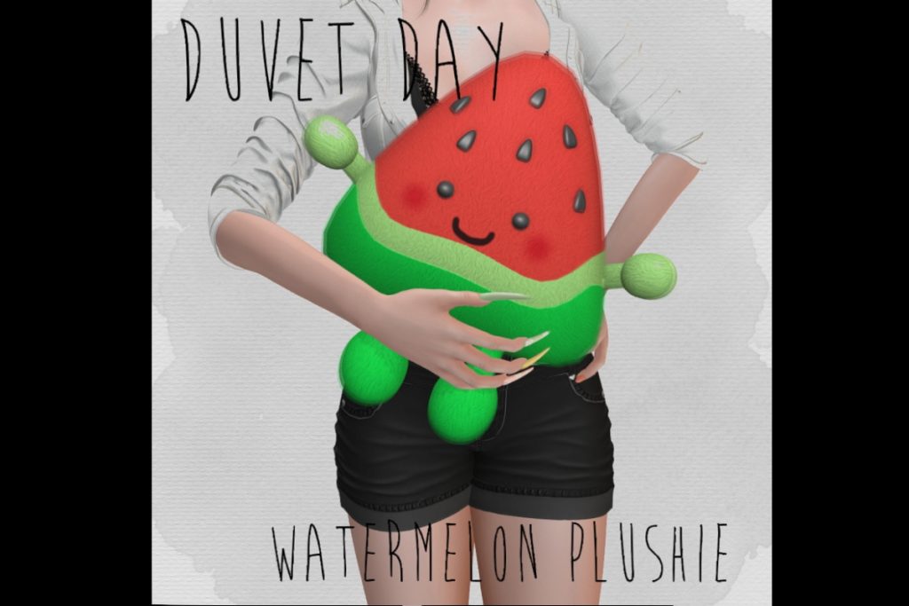 Watermelon Plushie Holdable, L$150