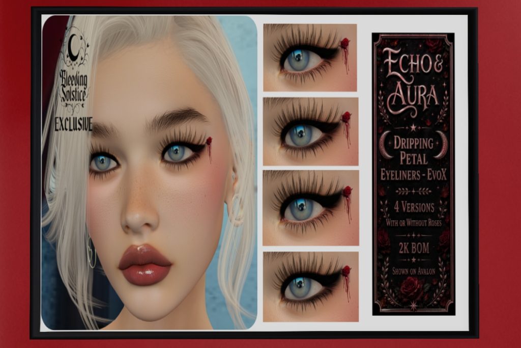 Dripping Petal Eyeliner - EvoX, L$199