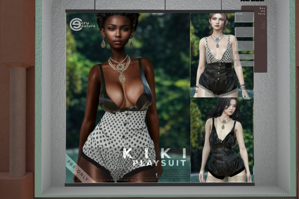 Kiki Playsuit - GenX/Legacy/MaitreyaX/Reborn/+mods, L$249-$399 each/L$499-L$999 each MP