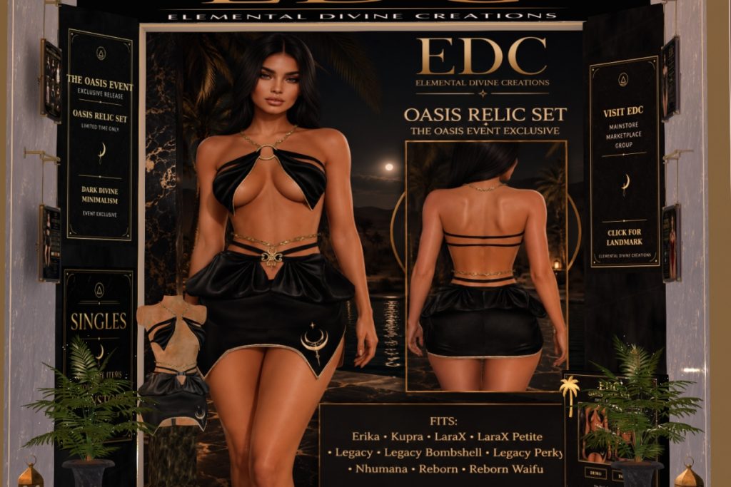 Oasis Relic Set - See Ad for Fits, L$499
