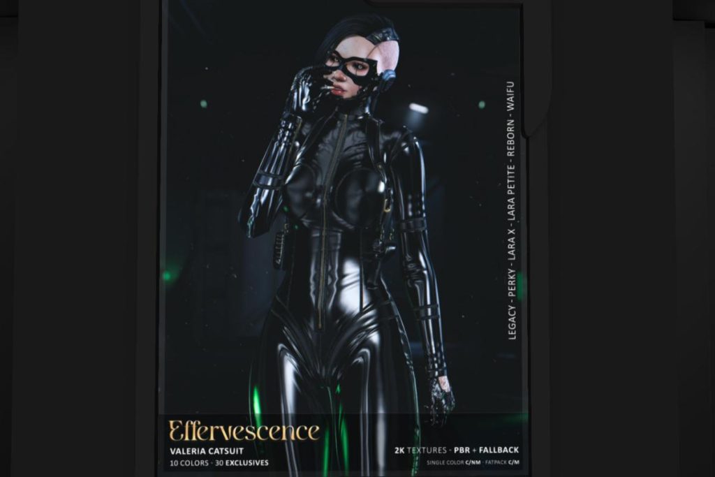 Valeria Catsuit - Legacy/MaitreyaX/Reborn/+mods, L$399 each/L$1999 FP