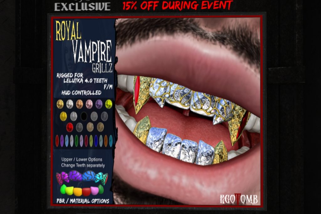 Royal Vampire Grillz - EvoX, L$299
