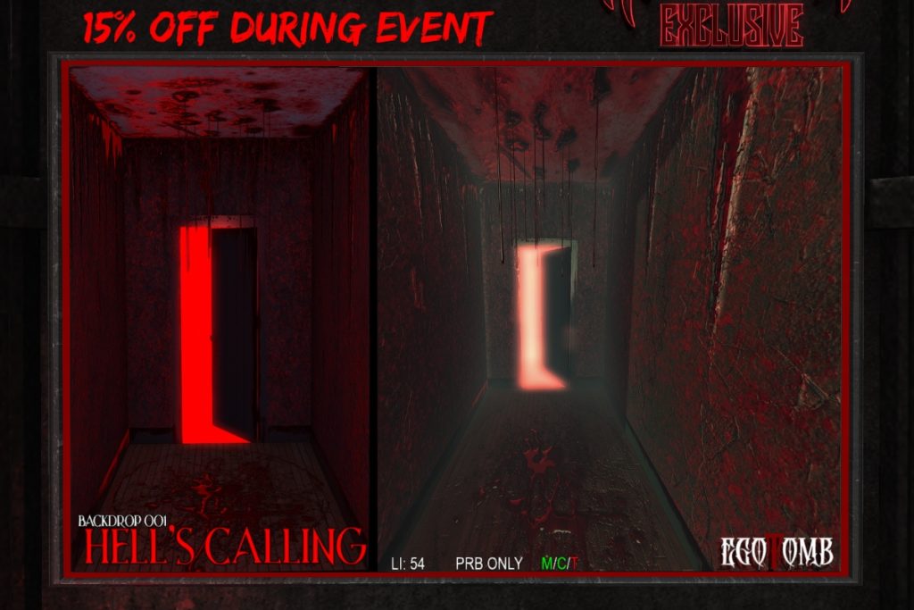 Hell's Calling Backdrop, L$250