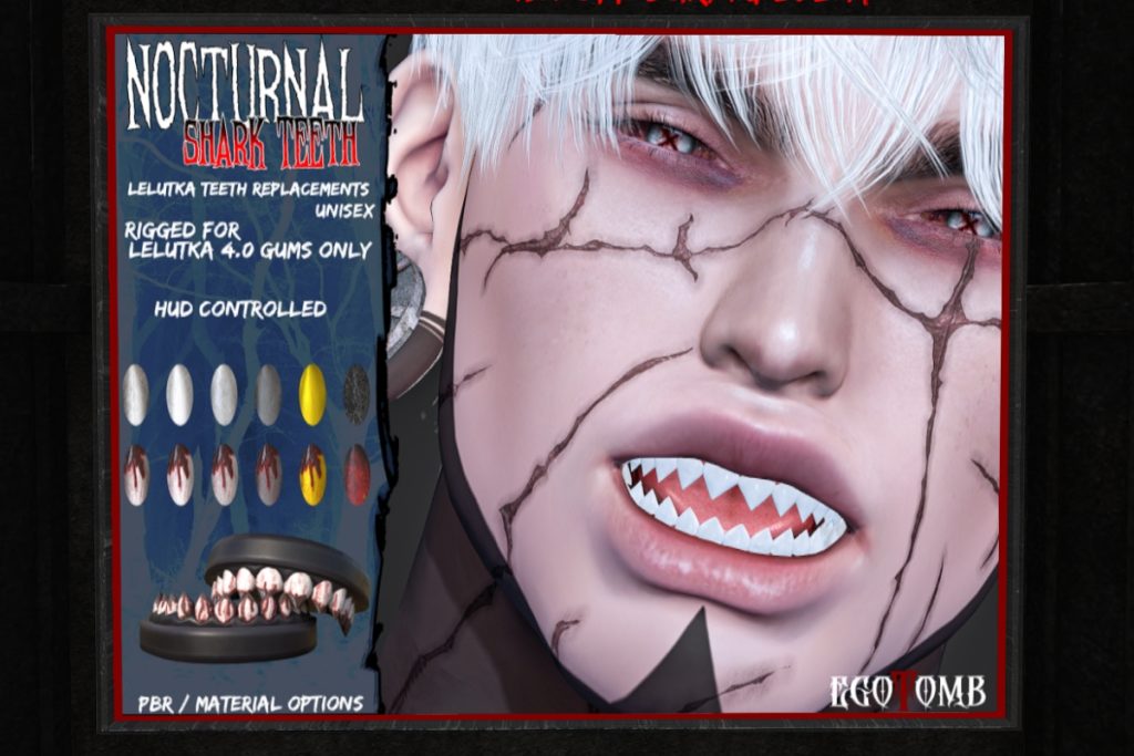 Nocturnal Shark Teeth - EvoX, L$339