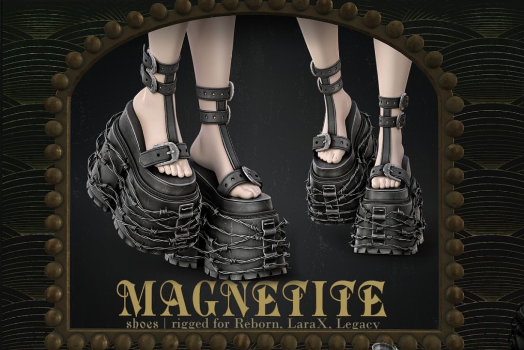 Magnetite Shoes - Legacy/MaitreyaX/Reborn, L$350 each/L$1250 FP