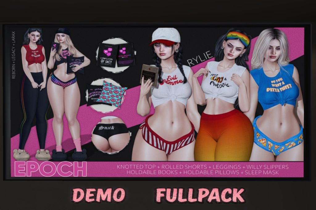 Rylie Outfit - Legacy/MaitreyaX/Reborn, L$239-L$329 each/L$1029-L$2599 each FP/L$4599 MP