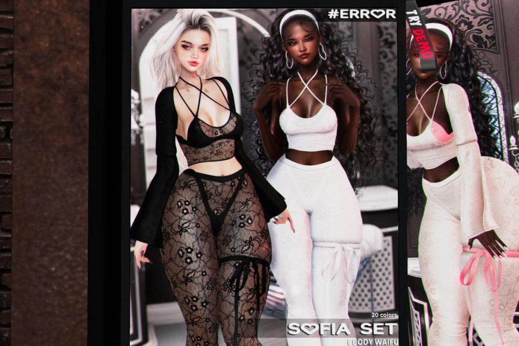 Sofia Set - Reborn/+mods, L$299 each/L$1200 FP