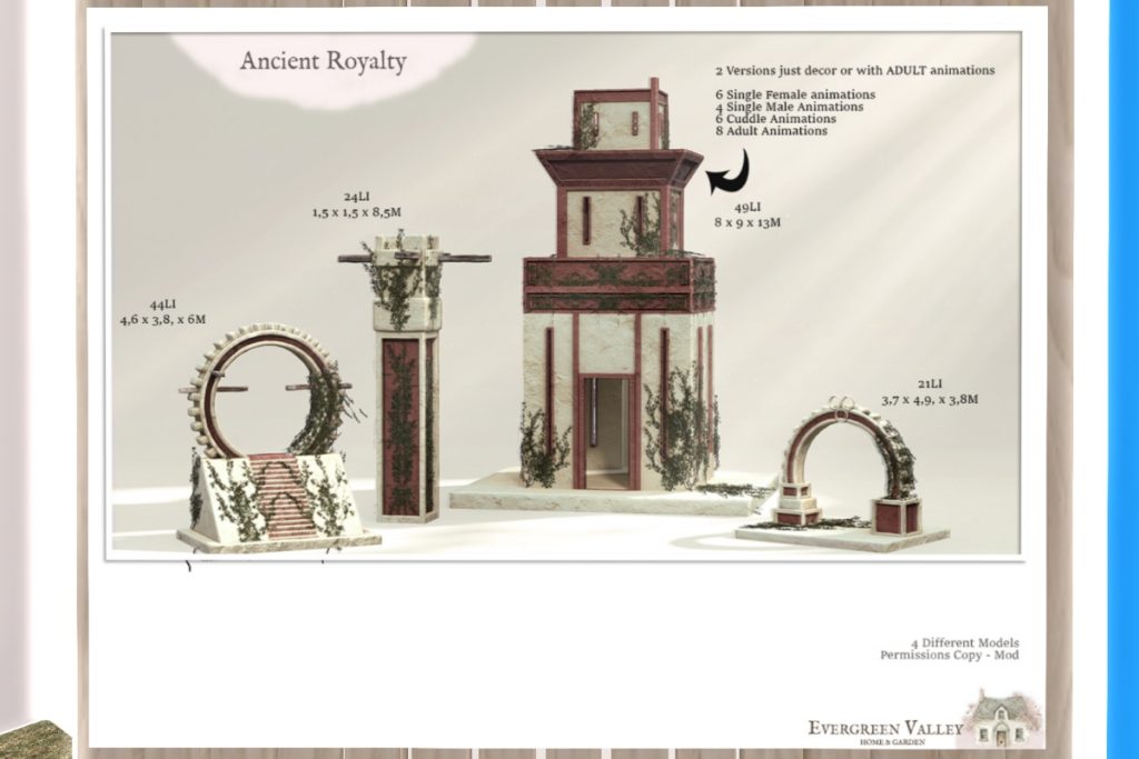 Ancient Royalty, L$599