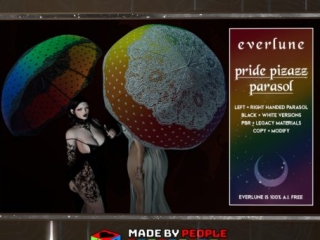 Pride Pizazz Parasol, L$375