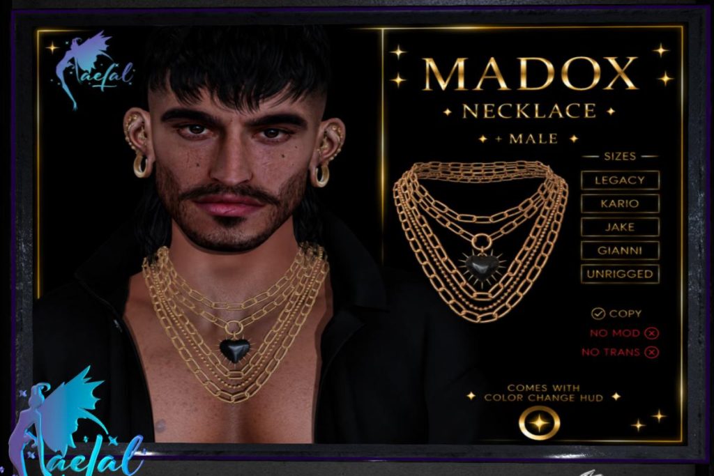 Madox Necklace - Gianni/Jake/Kario/Legacy, L$249