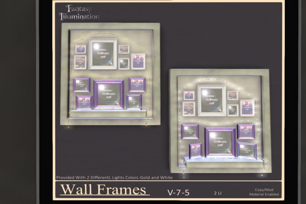 Wall Frames, L$168