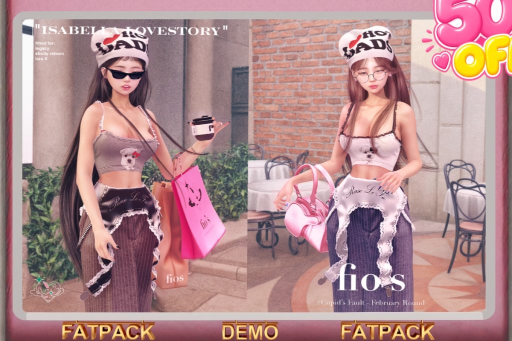 Isabella Lovestory Outfit - Legacy/MaitreyaX/Reborn, L$800 each FP