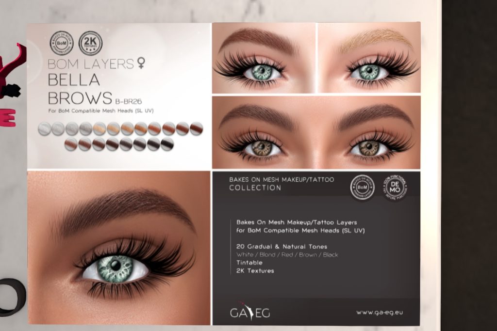 Bella Brows - EvoX/SLUV, L$380