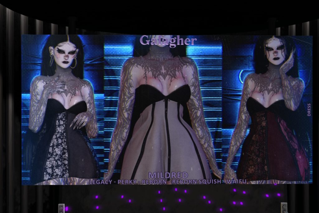 Mildred Dress -  Legacy/Reborn/+mods, L$299 each/L$1799 FP