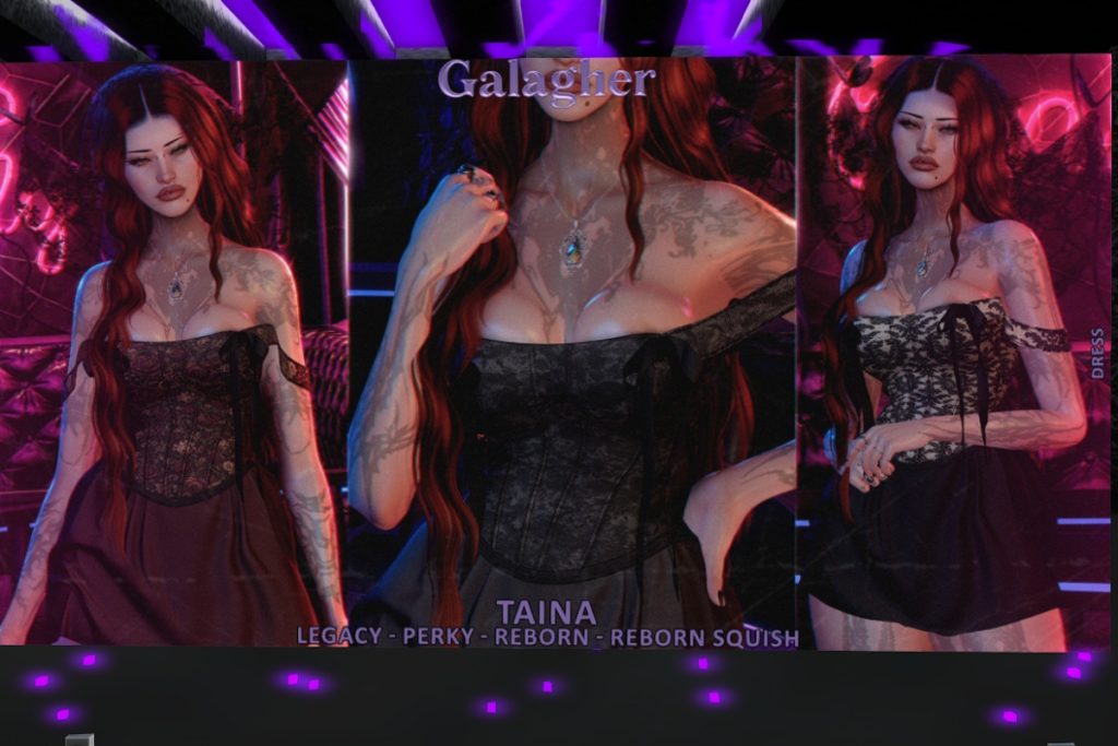Taina Dress - Legacy/Reborn/+mods, L$299 each/L$1799 FP