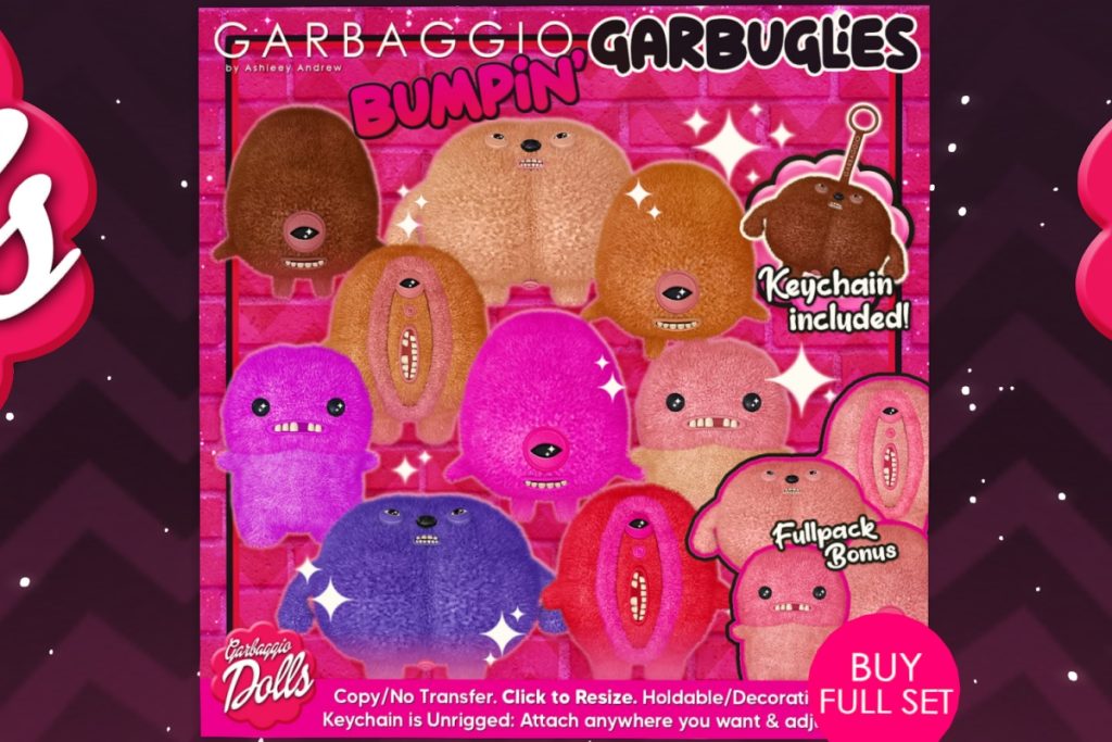 Bumpin Garbuglies, L$249 each/L$999 FP