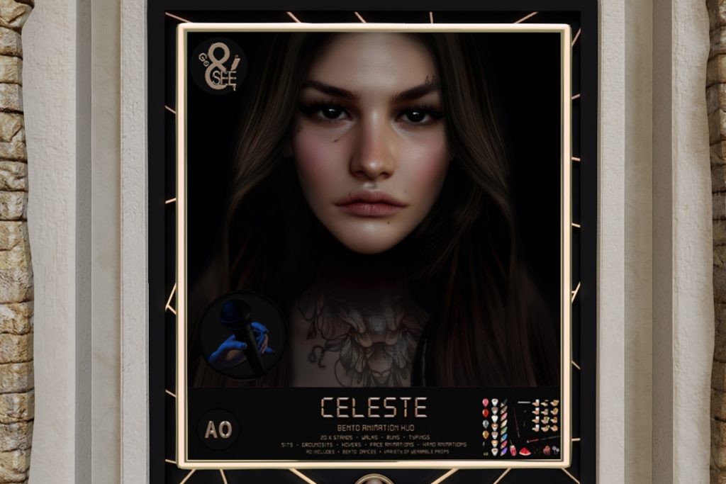 Celeste Animations, L$120 each/L$2500 A/O