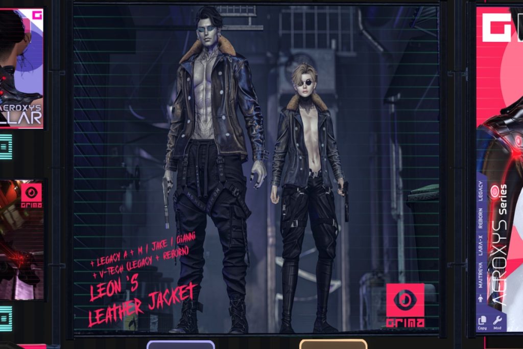 Leon's Leather Jacket - LegacyM+F/MaitreyaX/Reborn/V-Tech/+mods, L$750 each
