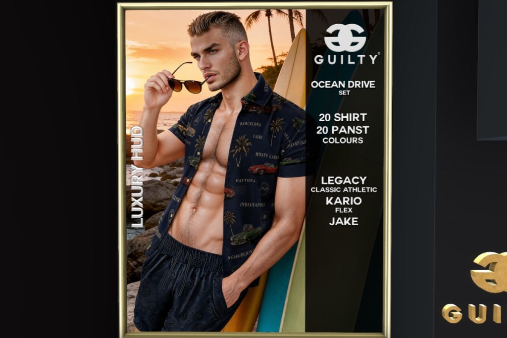 Ocean Drive Set - See Ad for Fits, L$249 each/L$1099 FP